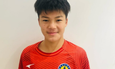 雷速:刘凯源本赛季西班牙加泰U16优选联赛首发18次，已打入9球